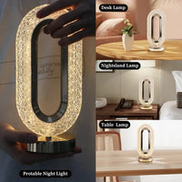 Crystal Diamond Table Lamp