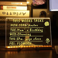 LED Message Sketch Board & Night Lamp