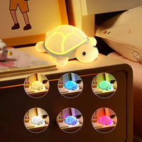 Silicone Turtle Night Lamp