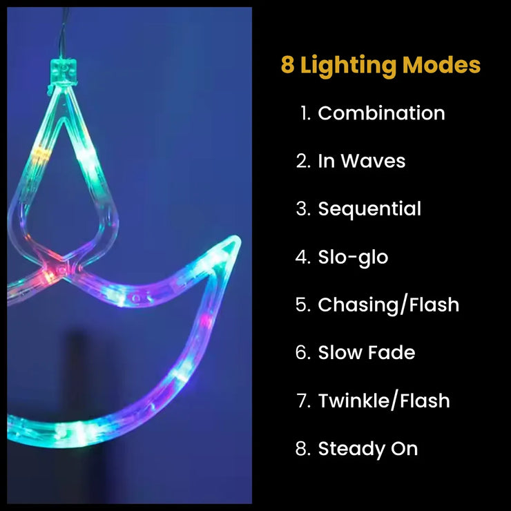 Diya Curtain Lights | Multi