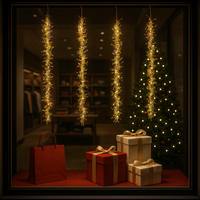 Glitter Curtain LED String Light | Warm White | Diwali Decoration