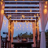 Wish Ball Curtain Lights | 12 Wish Balls | Warm White LED