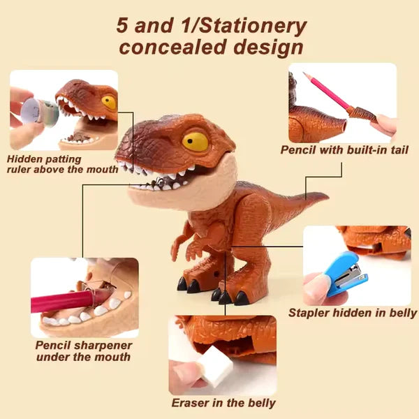 5-in-1 Dinosaur Stationery Set