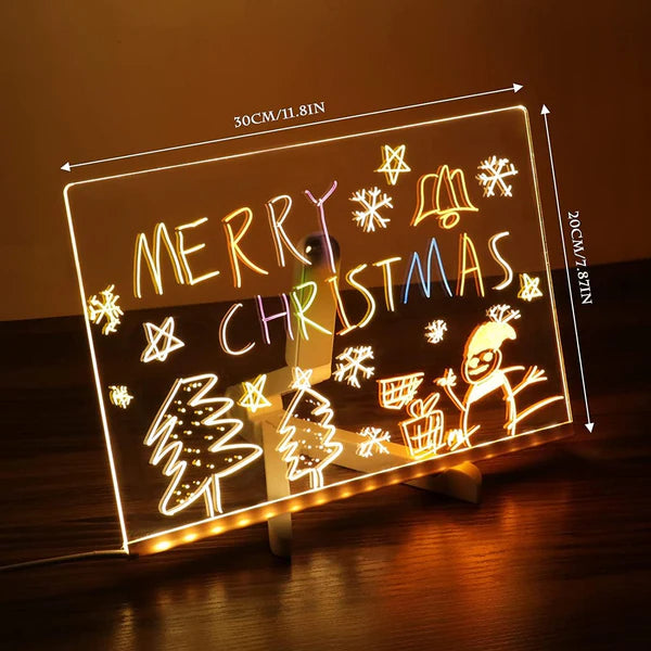 LED Message Sketch Board & Night Lamp
