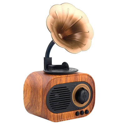 Retro Vinyl Bluetooth Speaker